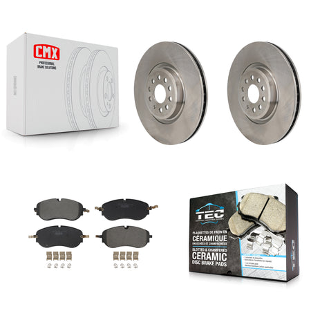Front Disc Brake Rotors And Ceramic Pads Kit For Volkswagen ID.4 Audi Q4 e-tron Sportback K8T-104735