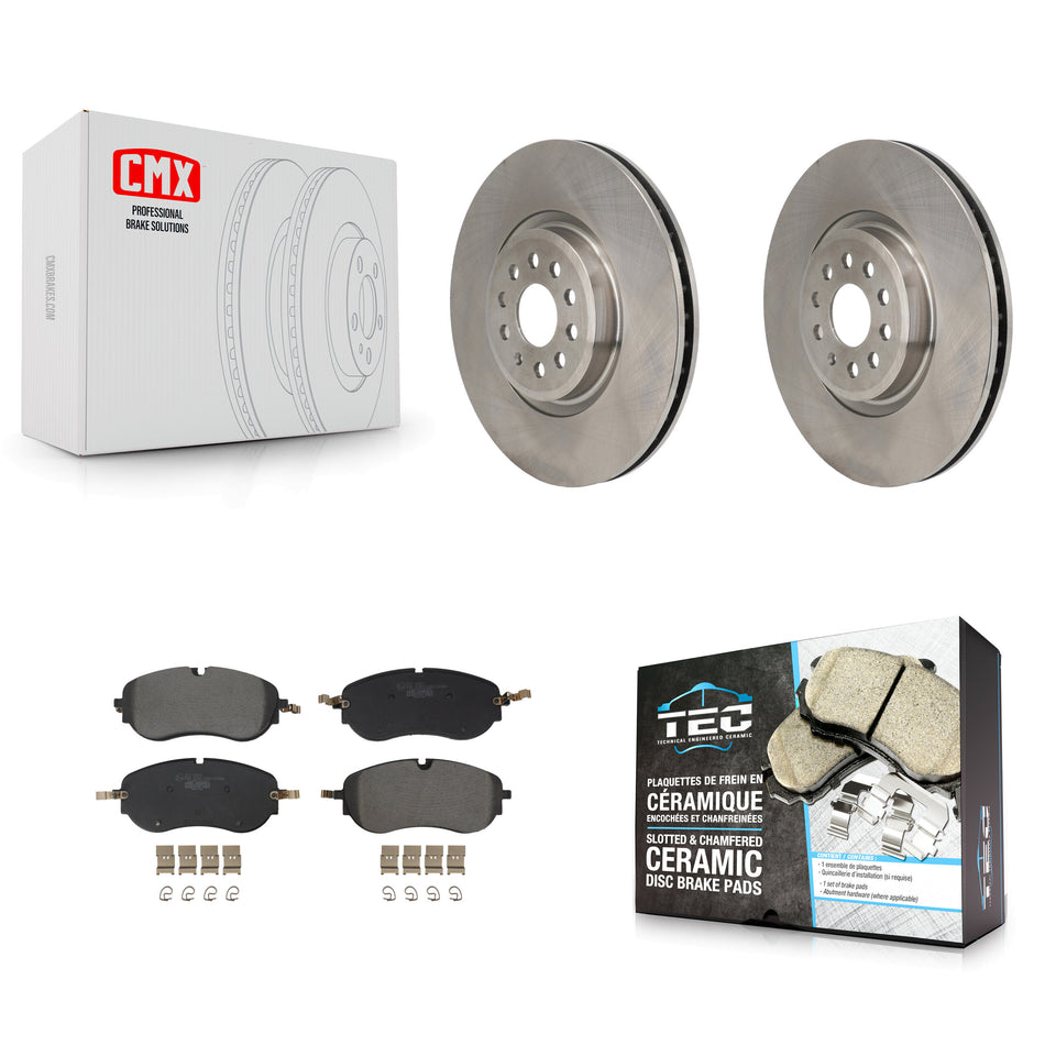 Front Disc Brake Rotors And Ceramic Pads Kit For Volkswagen ID.4 Audi Q4 e-tron Sportback K8T-104735