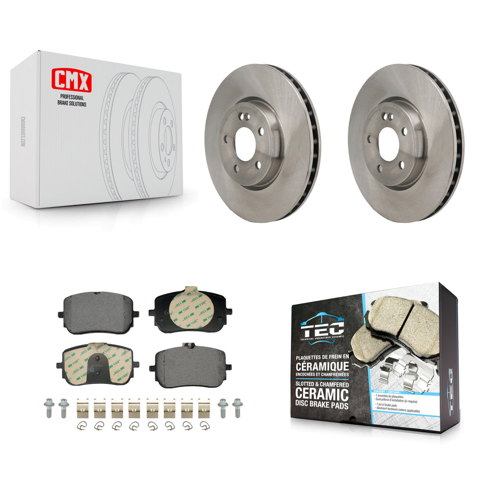 Front Disc Brake Rotor Ceramic Pad Kit For Mercedes-Benz A220 CLA250 With Standard Brakes K8T-104747