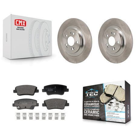 Rear Disc Brake Rotor Ceramic Pad Kit For Hyundai Ioniq 5 Genesis Kia EV6 GV70 6 GV60 G80 K8T-104766