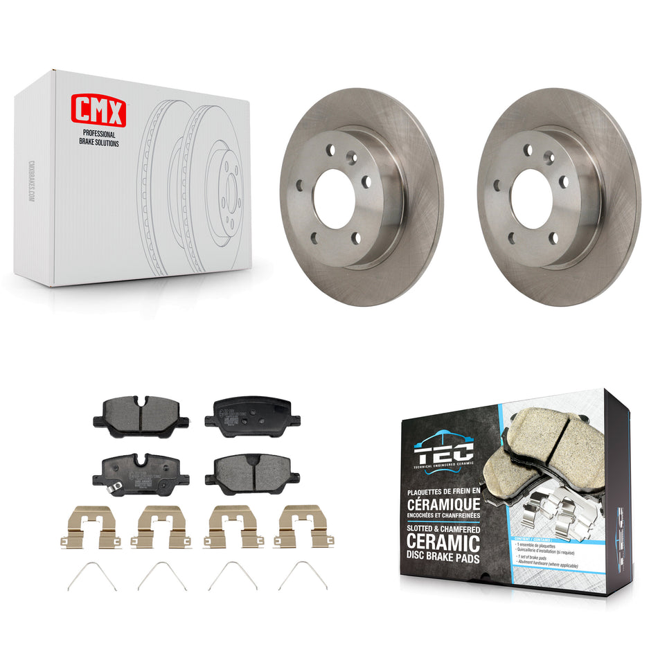 Rear Disc Brake Rotors And Ceramic Pads Kit For Chevrolet Trailblazer Buick Encore GX K8T-104777