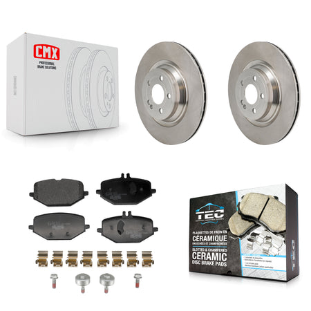 Rear Brake Rotors Ceramic Pad Kit For Mercedes-Benz GLE450 GLE350 GLS450 GLE53 AMG GLS580 K8T-104785