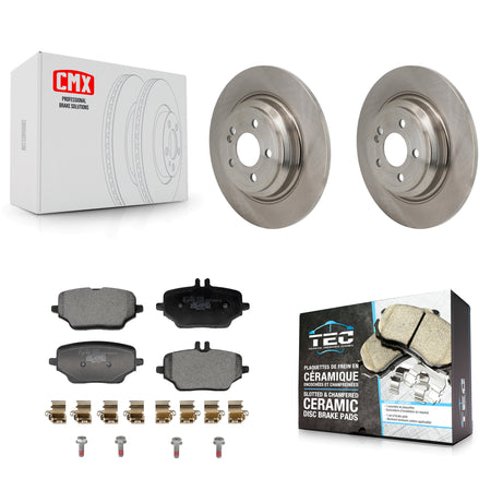 Rear Brake Rotors Ceramic Pad Kit For Mercedes-Benz GLE350 With 330mm Diameter Rotor K8T-104786