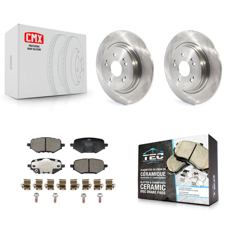 Rear Disc Brake Rotors And Ceramic Pads Kit For Honda HR-V Clarity K8T-104789