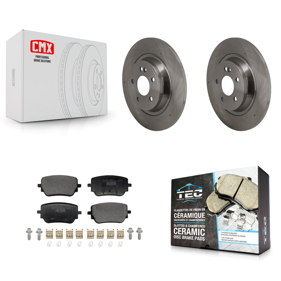Rear Disc Brake Rotors And Ceramic Pads Kit For Mercedes-Benz GLB250 GLA250 EQB 350 300 K8T-104797