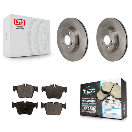 Rear Disc Brake Rotor Ceramic Pad Kit For Mercedes-Benz GLC300 C43 AMG GLC43 C450 GLC350e K8T-104809