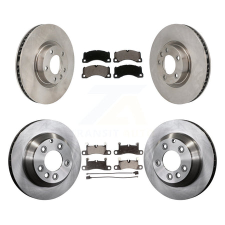 Front Rear Disc Brake Rotors Ceramic Pad Kit (6Pc) For Volkswagen Touareg Porsche Cayenne K8T-104850