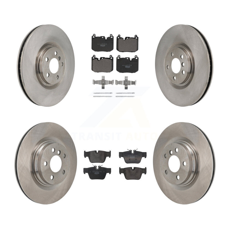 Front Rear Disc Brake Rotors And Ceramic Pads Kit (6Pc) For BMW X2 Mini Cooper Clubman K8T-104851