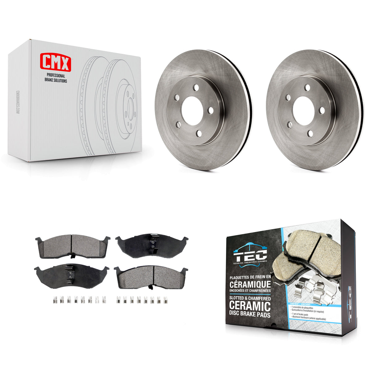 Front Disc Brake Rotors And Ceramic Pads Kit For Neon Dodge Chrysler Plymouth SX 2.0 K8T-105805