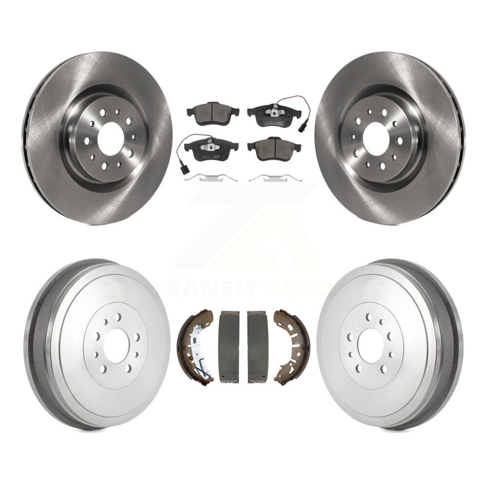 Front Rear Disc Brake Rotors Ceramic Pads And Drum Kit For 2015-2021 Ram ProMaster City K8T-105819