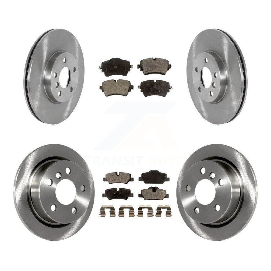 Front Rear Disc Brake Rotors And Ceramic Pads Kit For 2022 Mini Cooper S with GAS engine K8T-105826