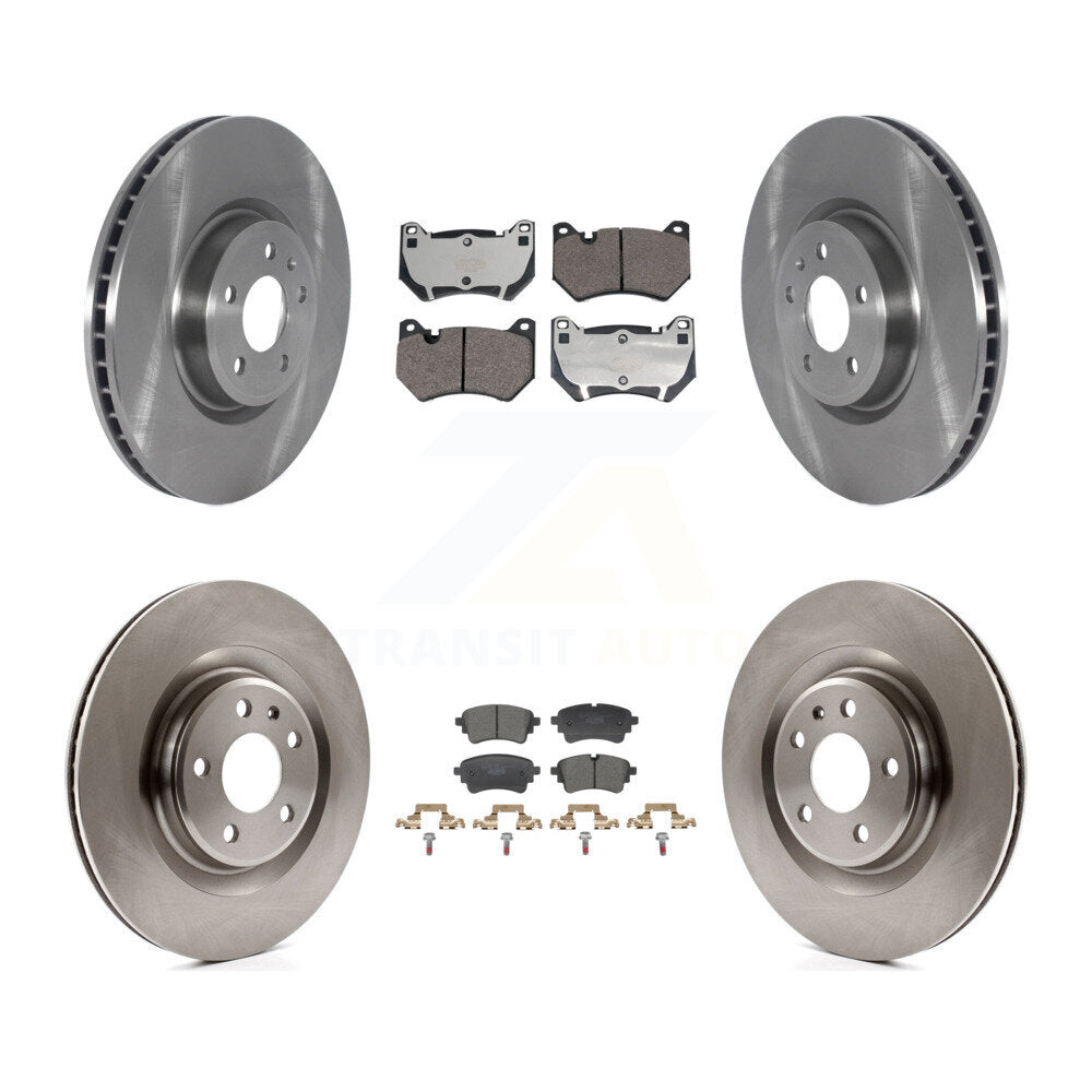 Front Rear Brake Rotor & Ceramic Pad Kit For 2021 Audi Q5 With 350mm Diameter K8T-105831