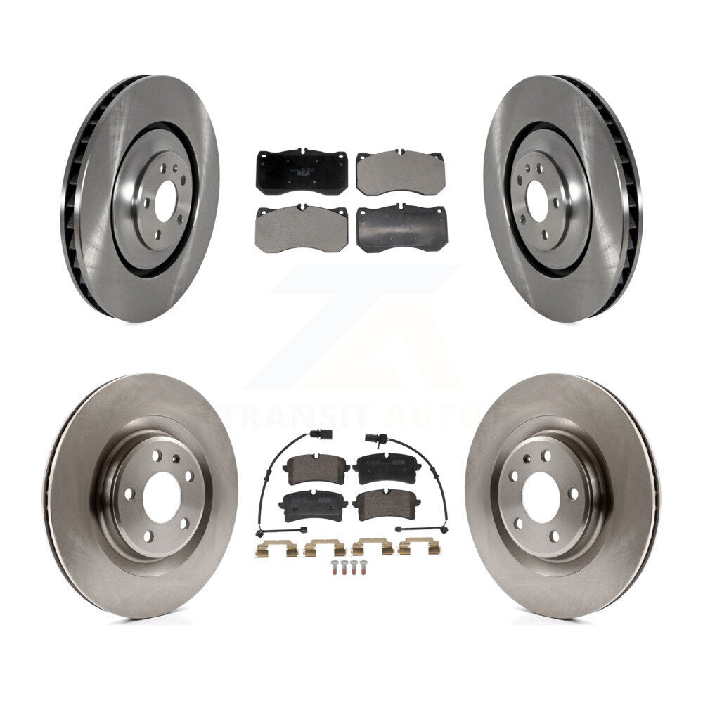 Front Rear Disc Brake Rotors And Ceramic Pads Kit For Audi A7 Quattro K8T-105832