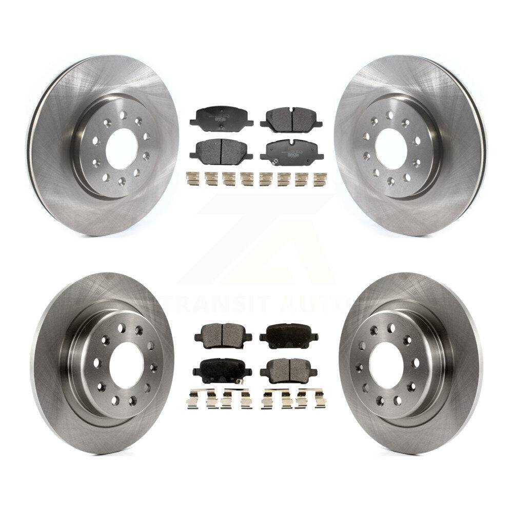 Front Rear Disc Brake Rotors And Ceramic Pads Kit For 2020 Chevrolet Equinox 2.0L K8T-105834