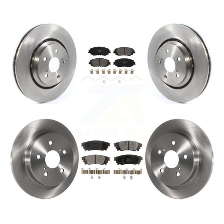 Front Rear Disc Brake Rotors & Ceramic Pad Kit For 2020 Toyota Camry XSE With TRD Package K8T-105837