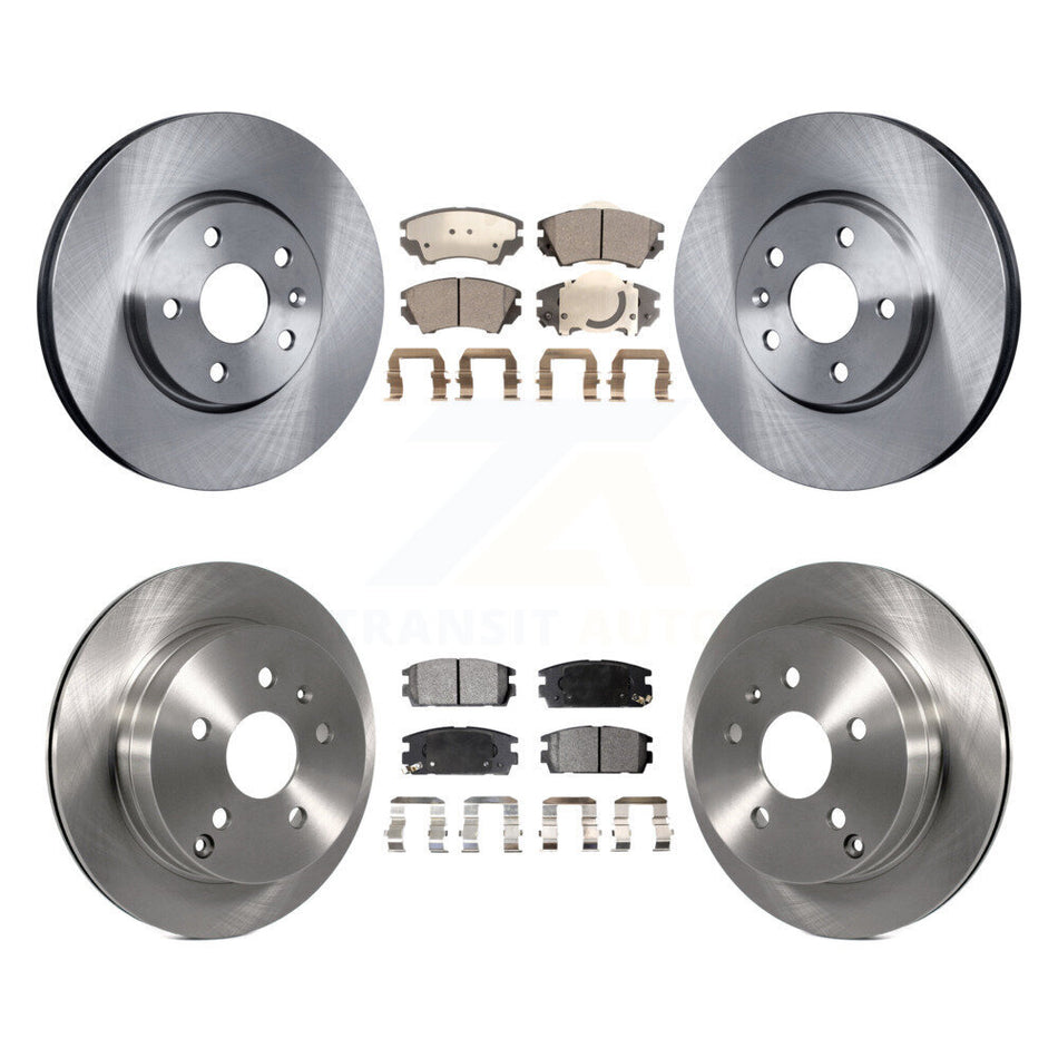 Front Rear Brake Rotor Ceramic Pad Kit For 17 GMC Terrain Vehicles Manufactured In Mexico K8T-105857