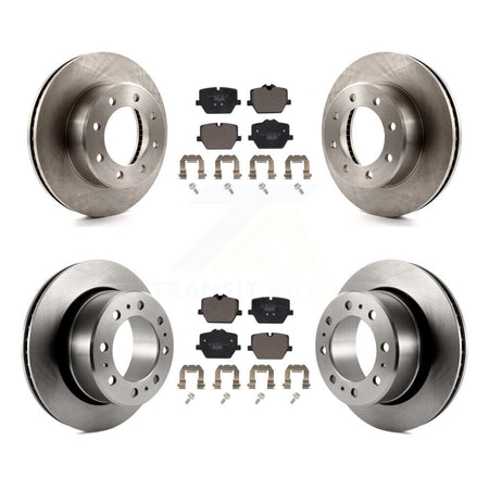 Front Rear Brake Rotor And Ceramic Pad Kit For 2023-2024 Ram 3500 With Single Wheels K8T-105864