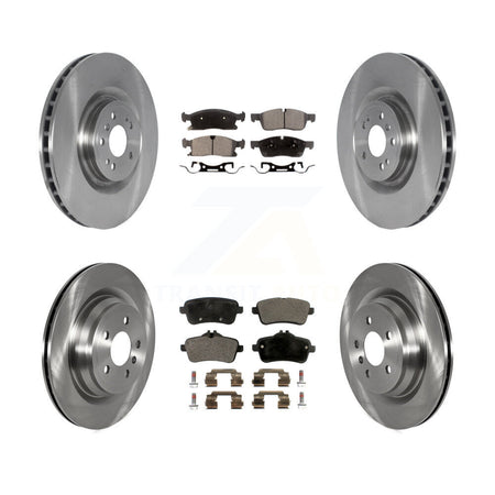 Front Rear Brake Rotor And Ceramic Pad Kit For 2019 Mercedes-Benz GLE400 With AMG Package K8T-105874