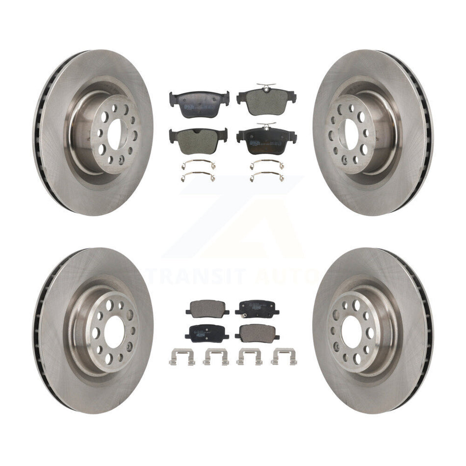 Front Rear Disc Brake Rotors And Ceramic Pads Kit For Tesla S K8T-105887