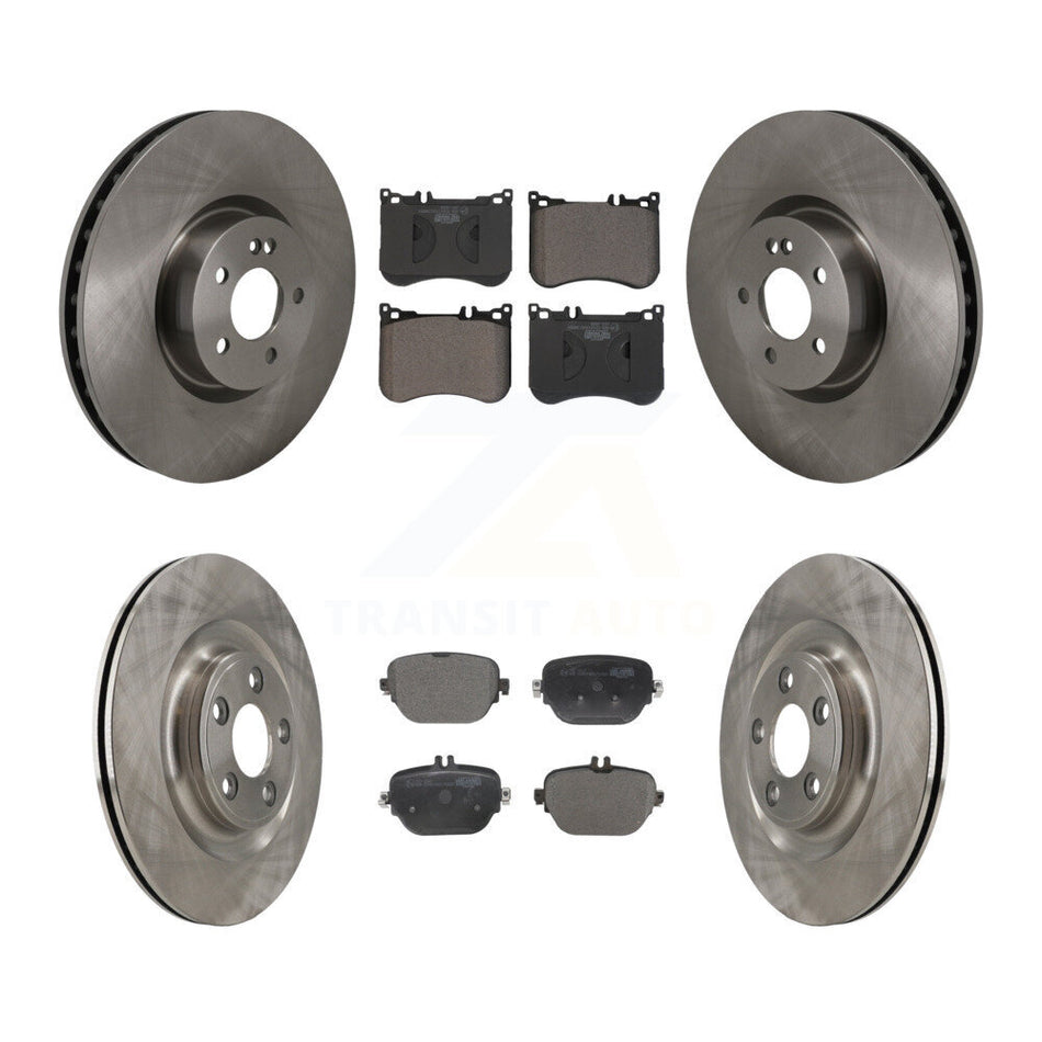 Front Rear Disc Brake Rotors And Ceramic Pads Kit For Mercedes-Benz E53 AMG K8T-105897
