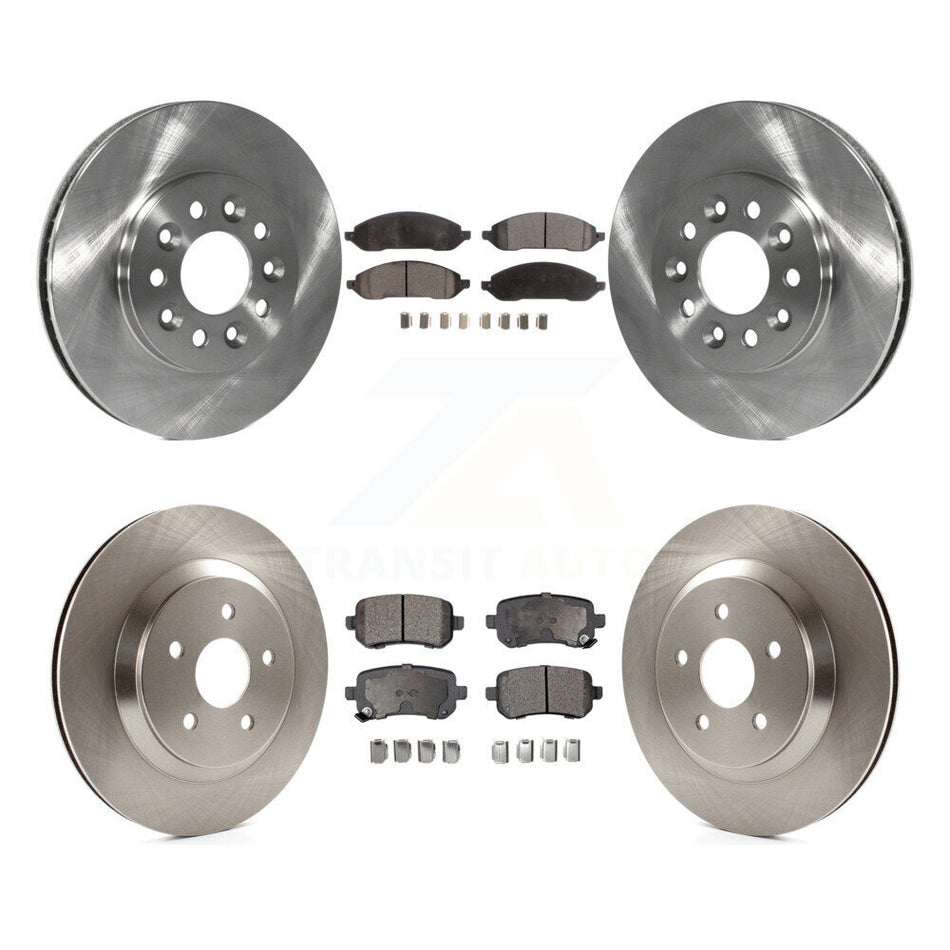 Front Rear Disc Brake Rotors Ceramic Pad Kit For 2004-2007 Ford Freestar Mercury Monterey K8T-105906