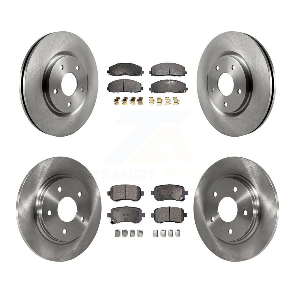 Front Rear Disc Brake Rotors And Ceramic Pads Kit For Volkswagen Routan K8T-105913