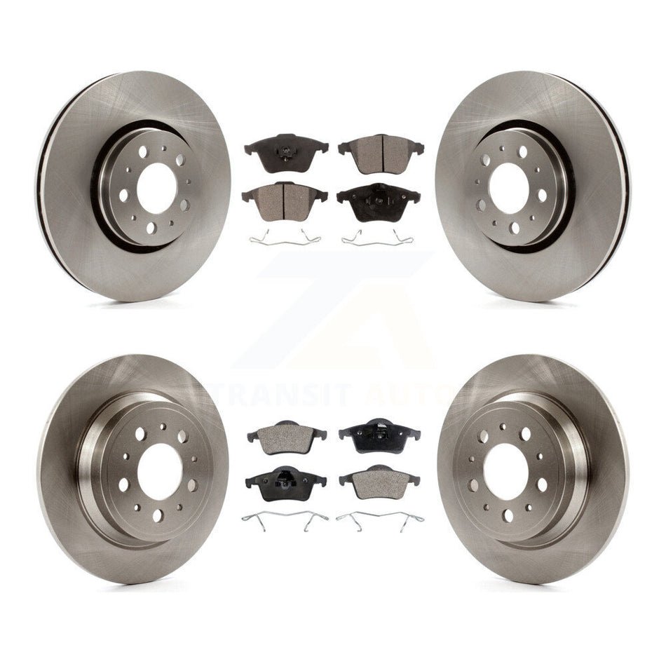 Front Rear Brake Rotor Ceramic Pad Kit For Volvo S60 2.5T With 316mm Diameter K8T-105917