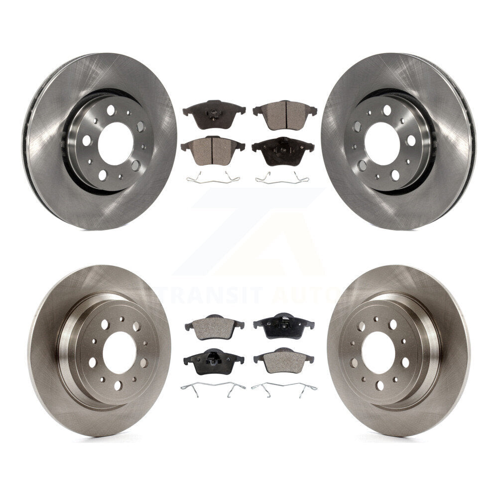 Front Rear Brake Rotor Ceramic Pad Kit For Volvo S60 2.5T With 286mm Diameter K8T-105918