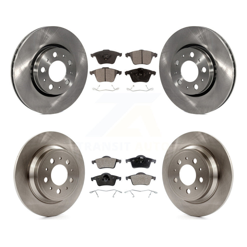 Front Rear Brake Rotor Ceramic Pad Kit For Volvo S60 2.5T With 286mm Diameter K8T-105918