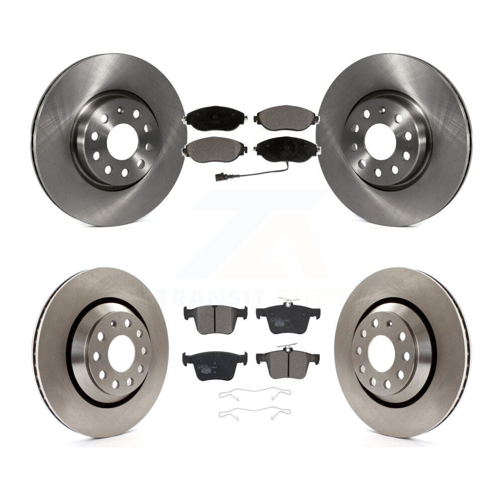 Front Rear Disc Brake Rotors And Ceramic Pads Kit For Volkswagen Arteon Audi A3 Quattro K8T-105919