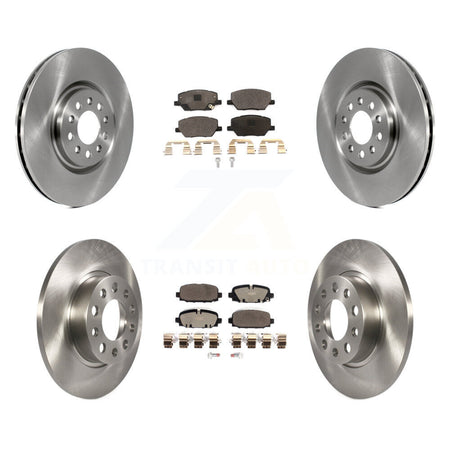 Front Rear Disc Brake Rotors And Ceramic Pads Kit For 2023 Jeep Compass K8T-105920