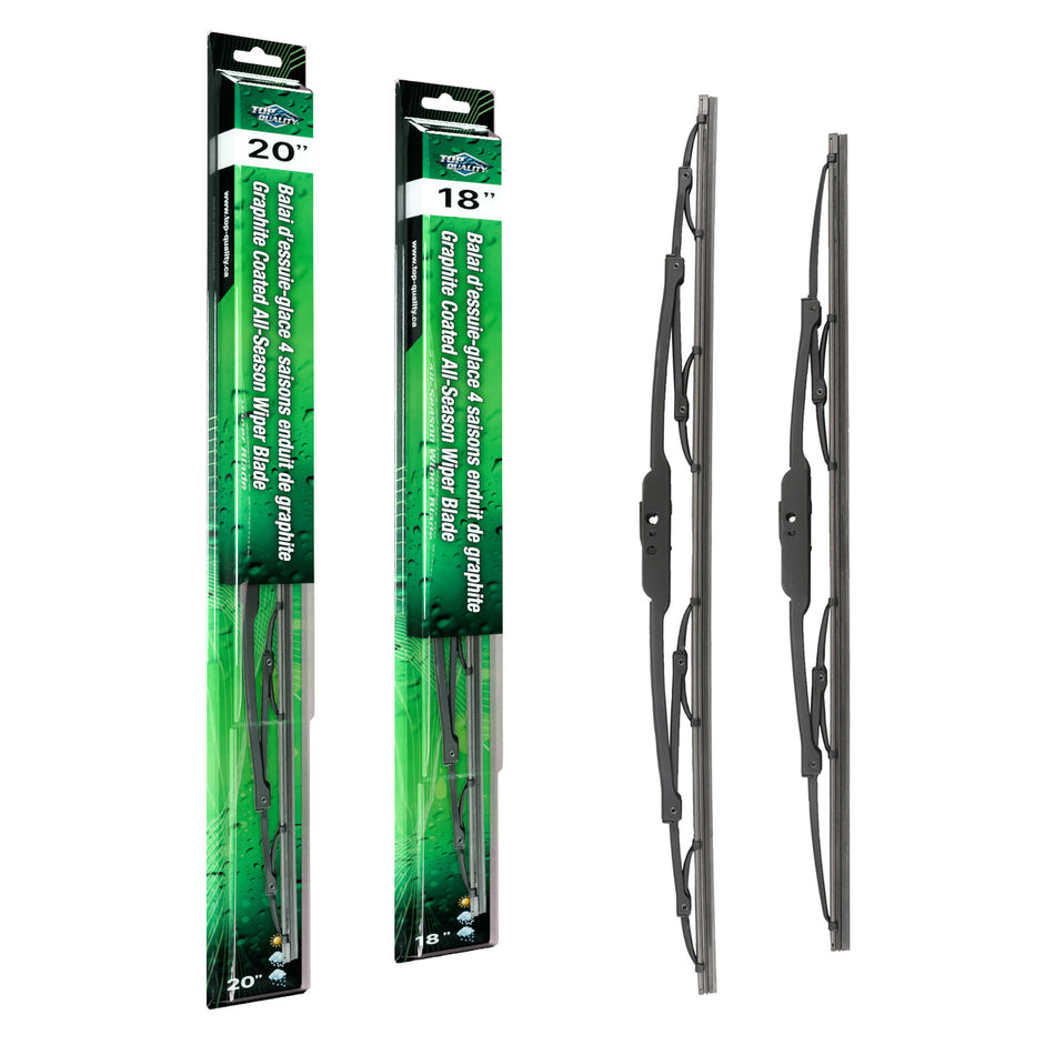 Top Quality OE Replacement All Season 20 & 18 Inch Universal J-Hook Wiper Blades Kit For K90-100079