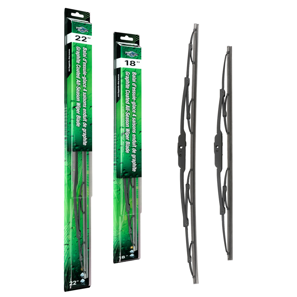 Top Quality OE Replacement All Season 22 & 18 Inch Universal J-Hook Wiper Blades Kit For K90-100081