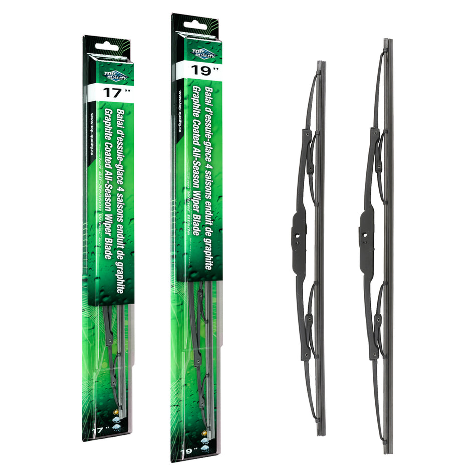 Top Quality OE Replacement All Season 17 & 19 Inch Universal J-Hook Wiper Blades Kit For K90-100105