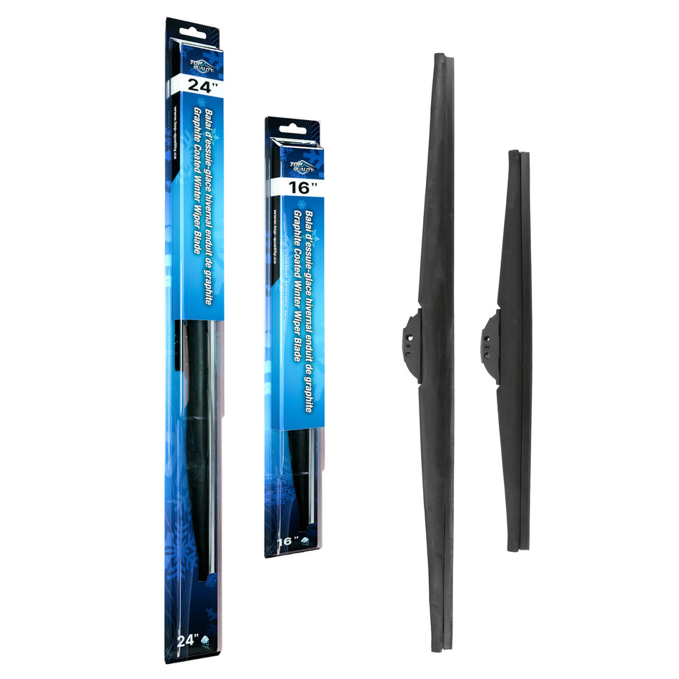 Top Quality Winter 24 & 16 Inch Universal J-Hook Wiper Blades Kit For Hyundai Tucson Fit K90-100419
