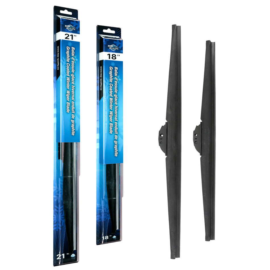 Top Quality Winter 21 & 18 Inch Universal J-Hook Wiper Blades Kit For Toyota Matrix Vibe K90-100467
