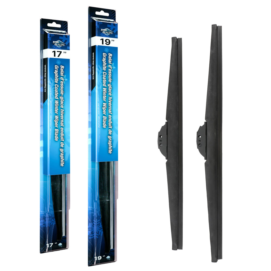 Top Quality Winter 17 & 19 Inch Universal J-Hook Wiper Blades Kit For Prowler Plymouth K90-100486