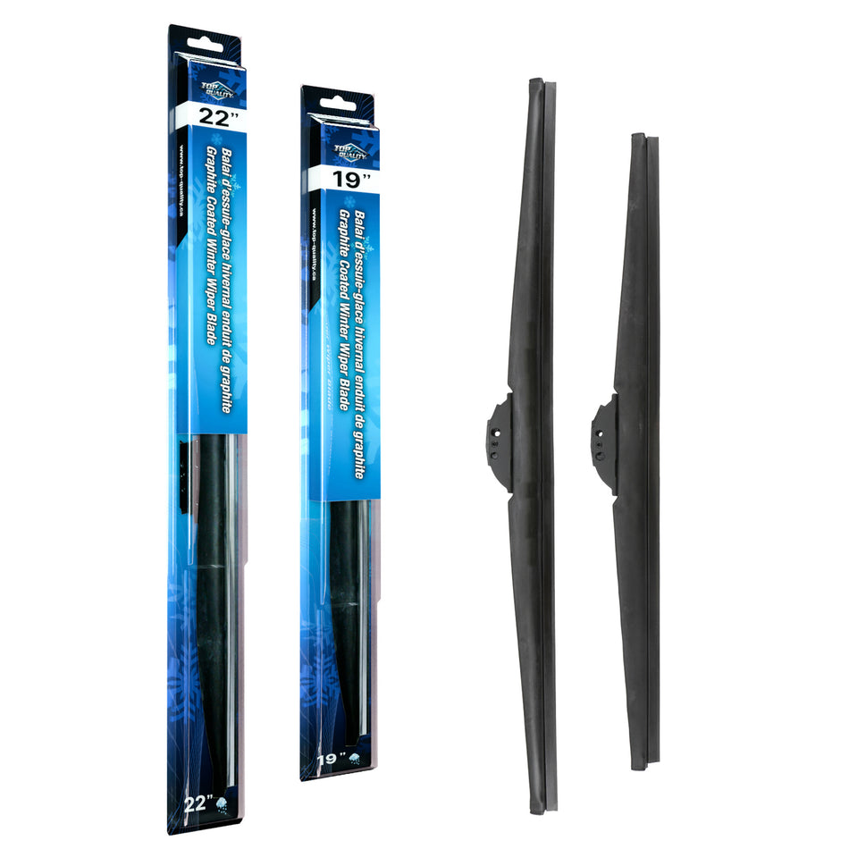 Top Quality Winter 22 & 19 Inch Universal J-Hook Wiper Blades Kit For Ford Focus Mazda M3 K90-100490