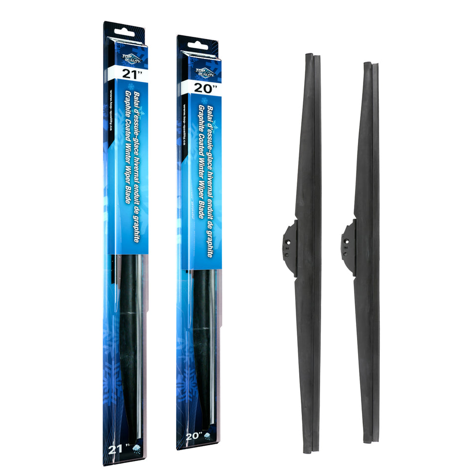 Top Quality Winter 21 & 20 Inch Universal J-Hook Wiper Blades Kit For Honda CR-V Dodge Z4 K90-100506