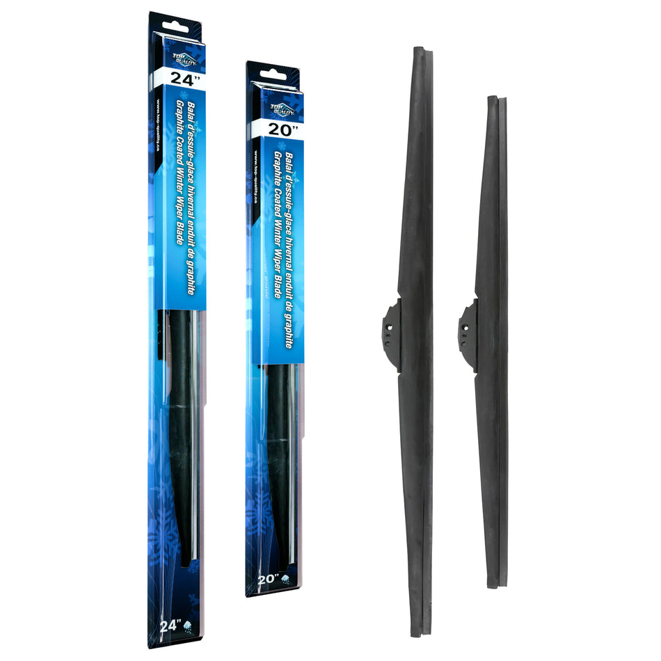Top Quality Winter 24 & 20 Inch Universal J-Hook Wiper Blades Kit For Kia Toyota Soul XT5 K90-100508
