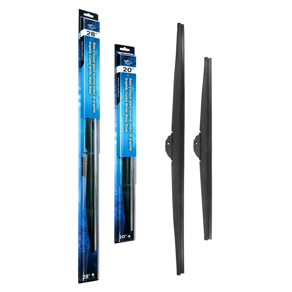 Top Quality Winter 28 & 20 Inch Universal J-Hook Wiper Blades Kit For 11-22 Toyota Sienna K90-100510