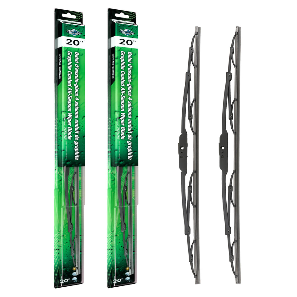 Top Quality OE Replacement All Season 20 Inch Universal J-Hook Wiper Blades Pair For K90-100563