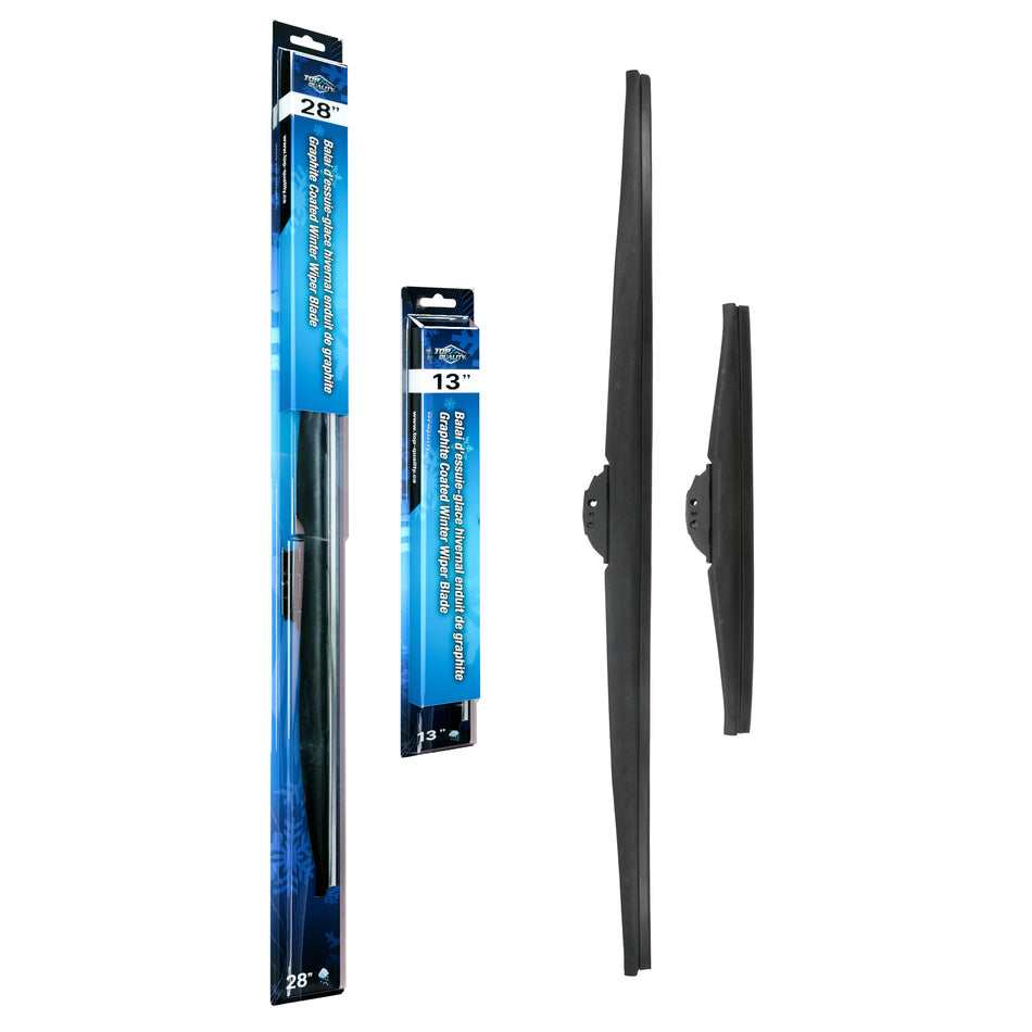 Top Quality Winter 28 & 13 Inch Universal J-Hook Wiper Blades Kit For Hyundai Elantra GT K90-100610