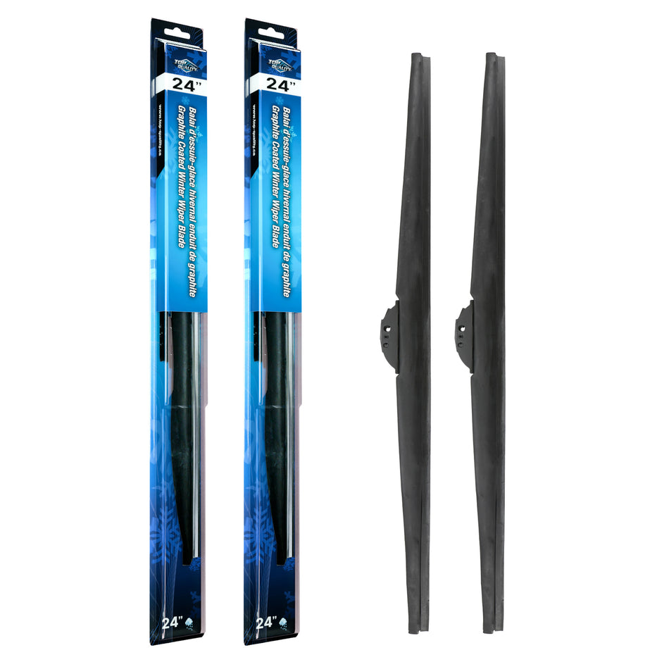 Top Quality Winter 24 Inch Universal J-Hook Wiper Blades Pair Kit For Pontiac Montana K90-100650