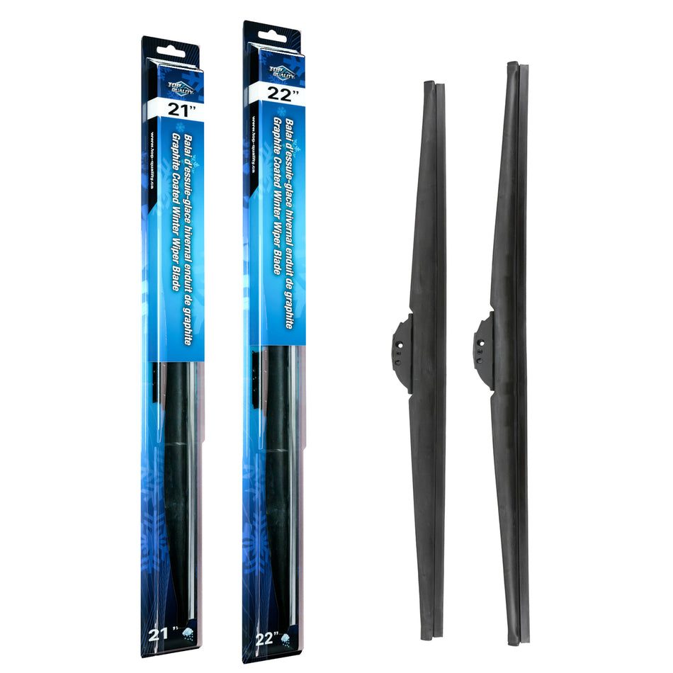 Top Quality Winter 21 & 22 Inch Universal J-Hook Wiper Blades Kit For Ram Dakota Audi 100 K90-100662
