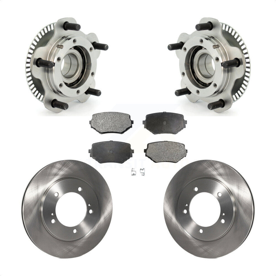 Front Hub Bearing Assembly With Disc Brake Rotors And Ceramic Pads Kit For Suzuki XL-7 Grand Vitara KBB-100479