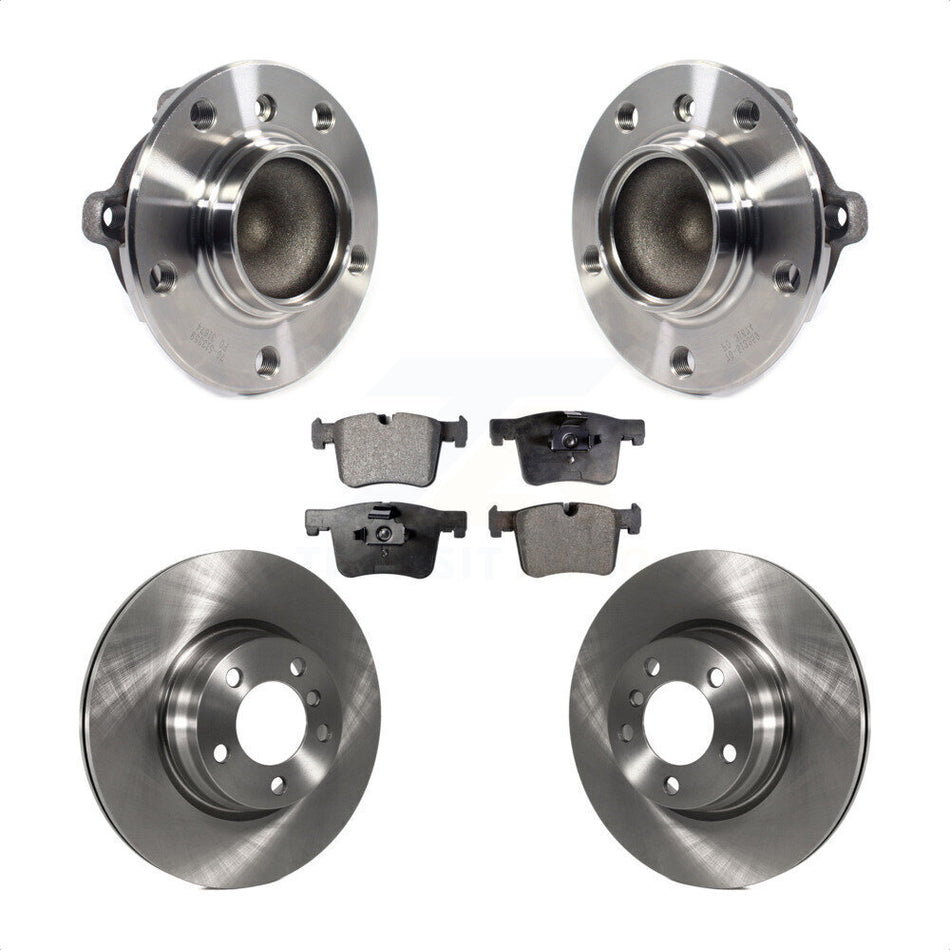 Front Hub Bearing Assembly With Disc Brake Rotors And Ceramic Pads Kit For BMW 328i 428i Gran Coupe 228i KBB-114129