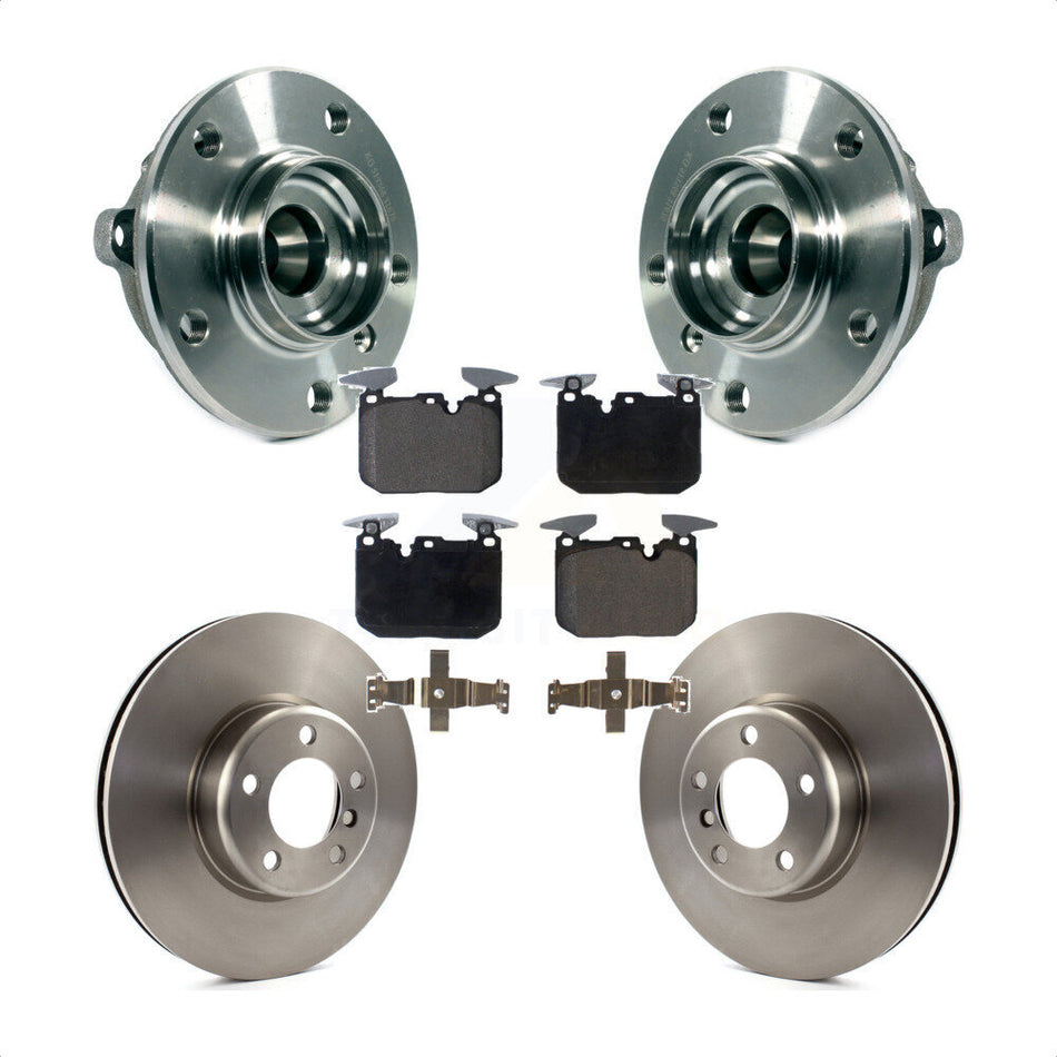 Front Hub Bearing Assembly With Disc Brake Rotors And Ceramic Pads Kit For BMW 428i xDrive Gran Coupe 228i 340i 435i KBB-114135