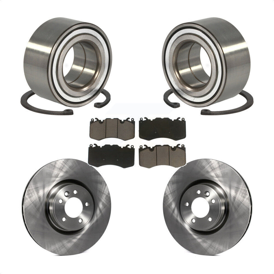 Front Wheel Bearing With Disc Brake Rotors And Ceramic Pads Kit For Land Rover Range Sport KBB-118621