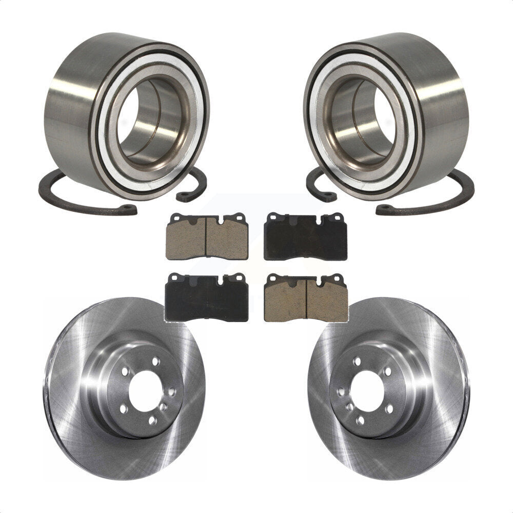 Front Wheel Bearing Disc Brake Rotor Pads Kit For 2006-2009 Land Rover Range Supercharged KBB-118884